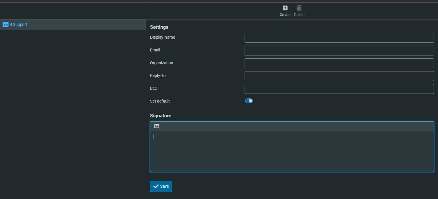 Create Email Signature in Webmail Create Email Signature in Webmail